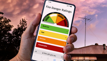 Fire danger ratings