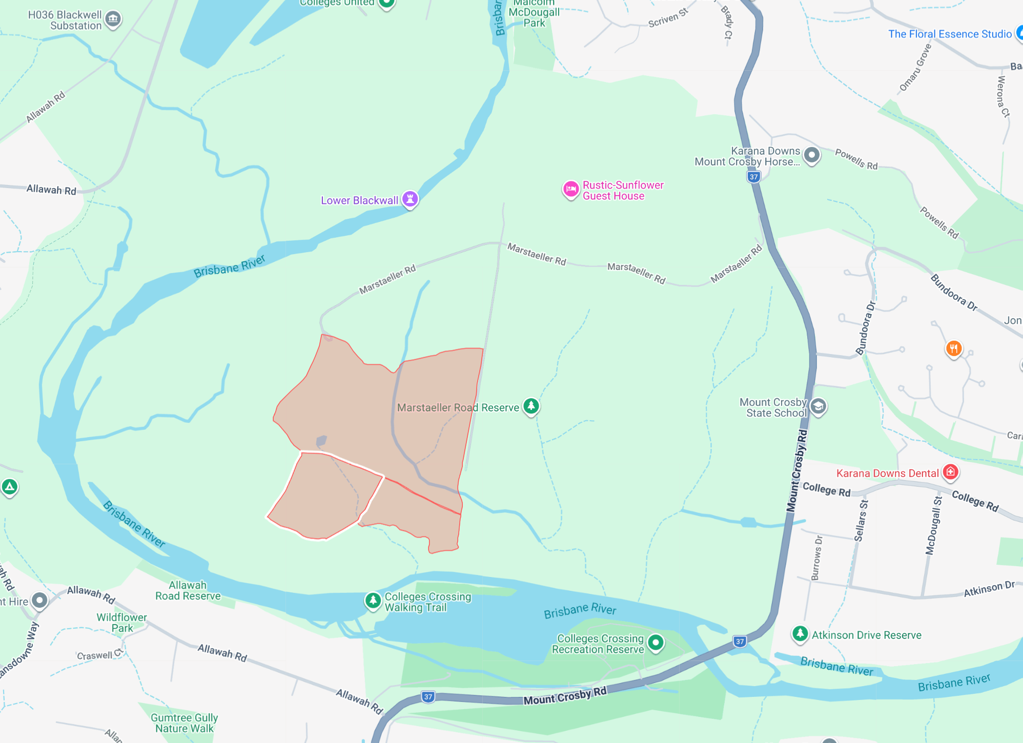 Marstaeller Road Reserve, Mount Crosby